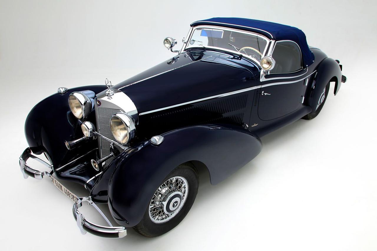 《美国队长》中红骷髅的座驾就是基于它改装的#奔驰##老爷车#06-10