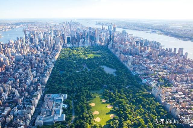 纽约 new york 大苹果城的几抹绿意