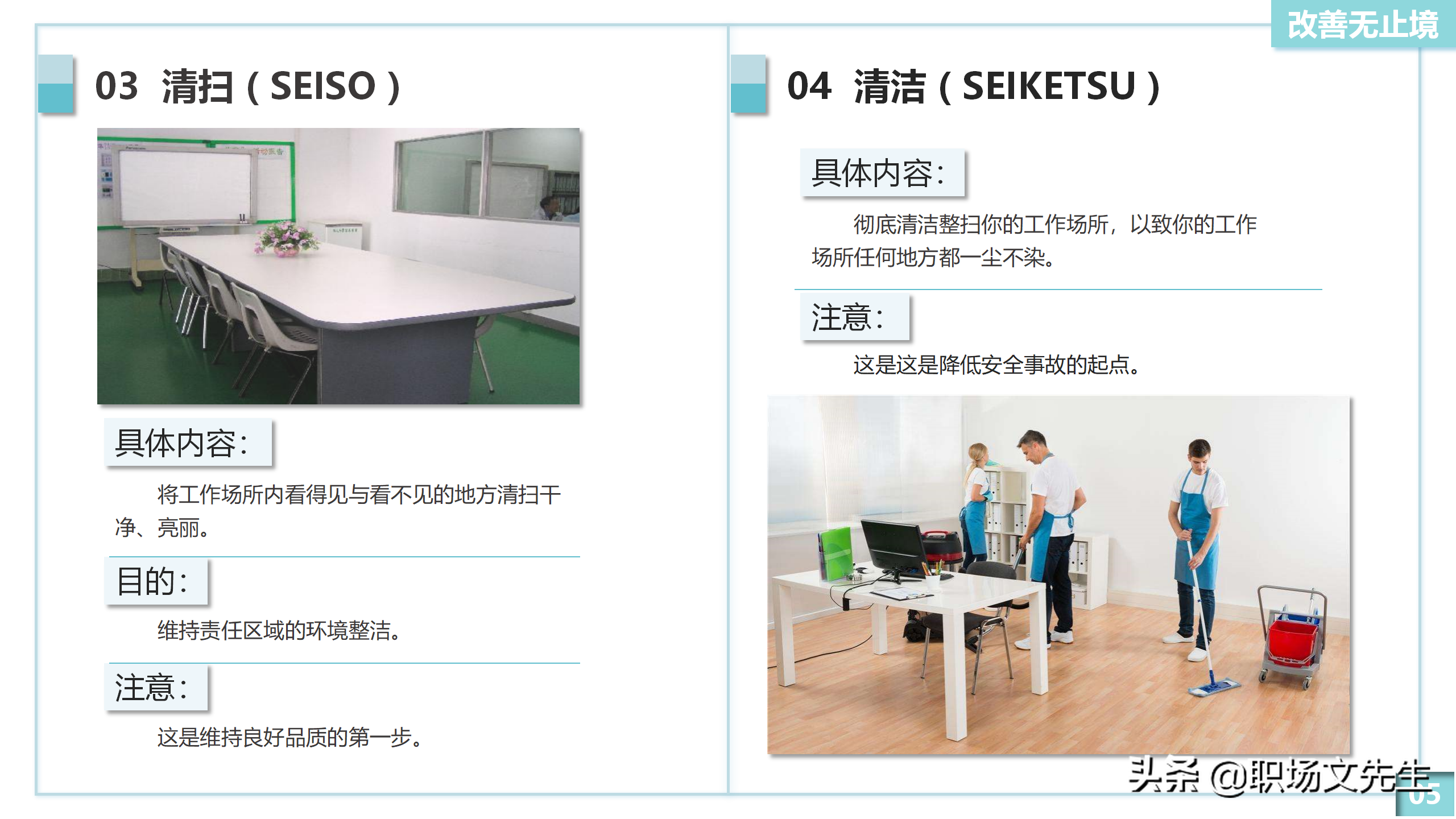 5S实施的方法：20页5S管理培训PPT模板，5S实施后产生的效果