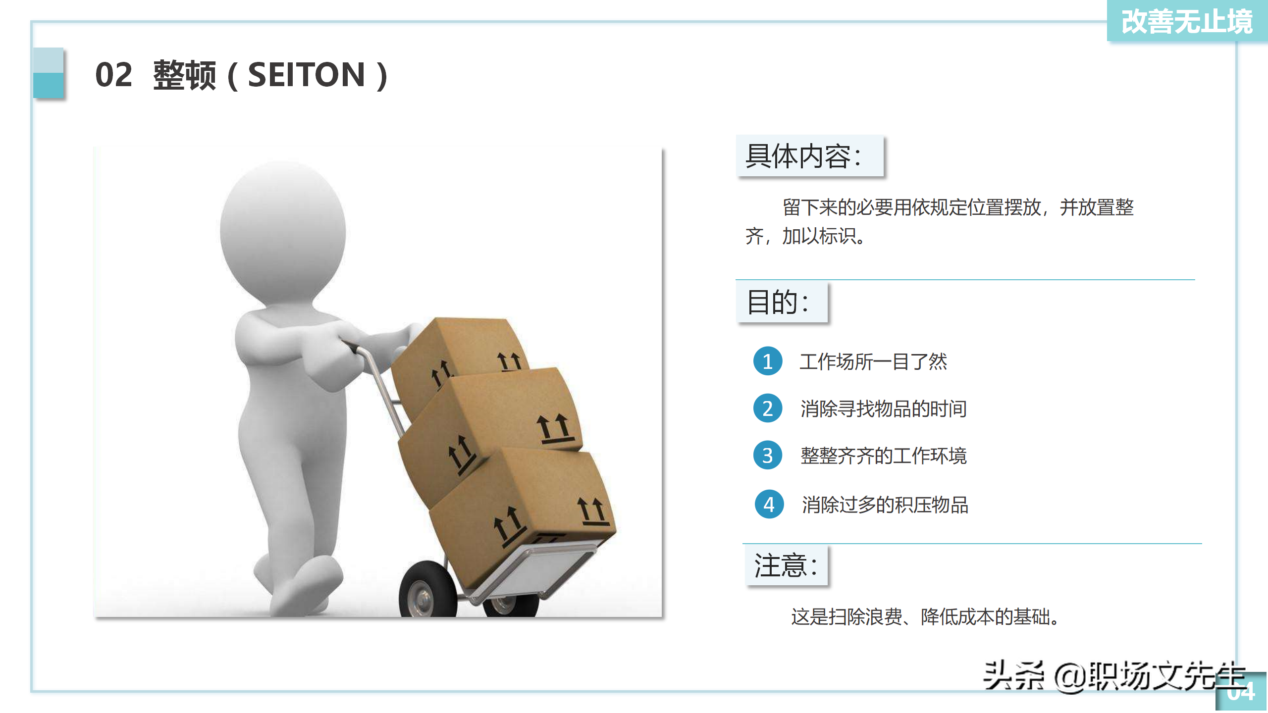 5S实施的方法：20页5S管理培训PPT模板，5S实施后产生的效果