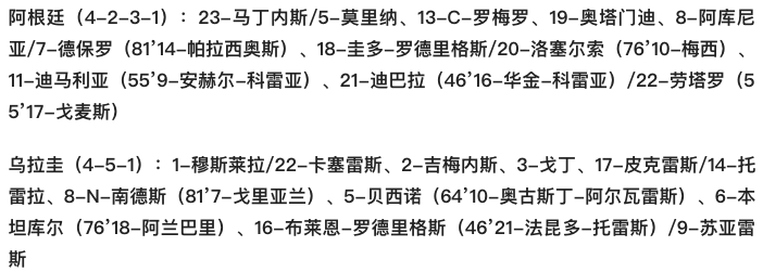 世界杯预赛阿根廷(世预赛-迪巴拉助攻天使破门 梅西替补出场 阿根廷1-0乌拉圭26场不败)