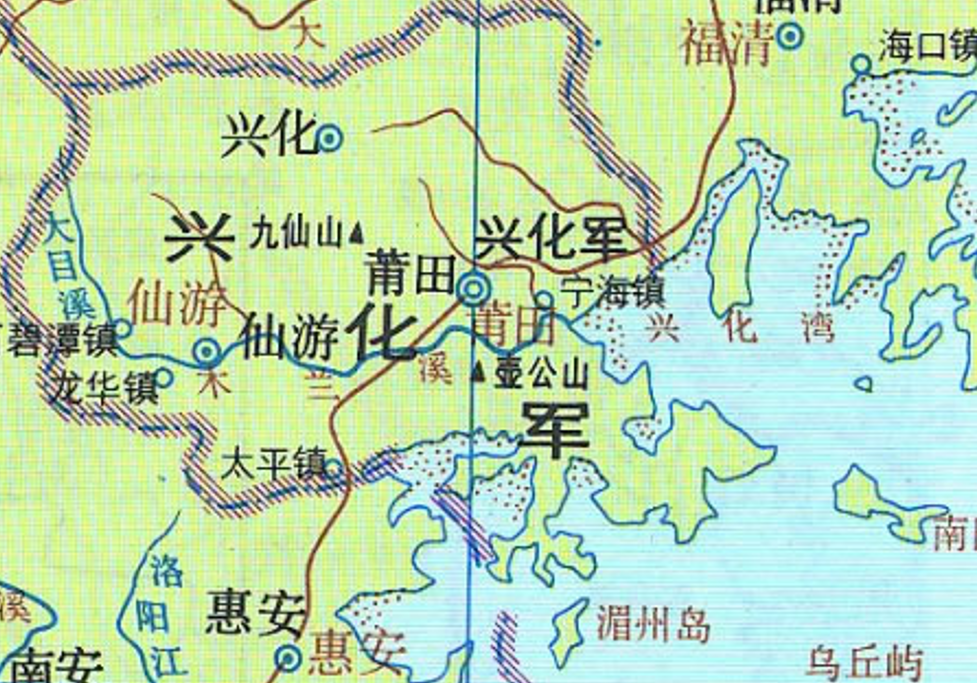 仅辖1县的福建莆田市,历史上它的面积就这么小吗,是如何导致的