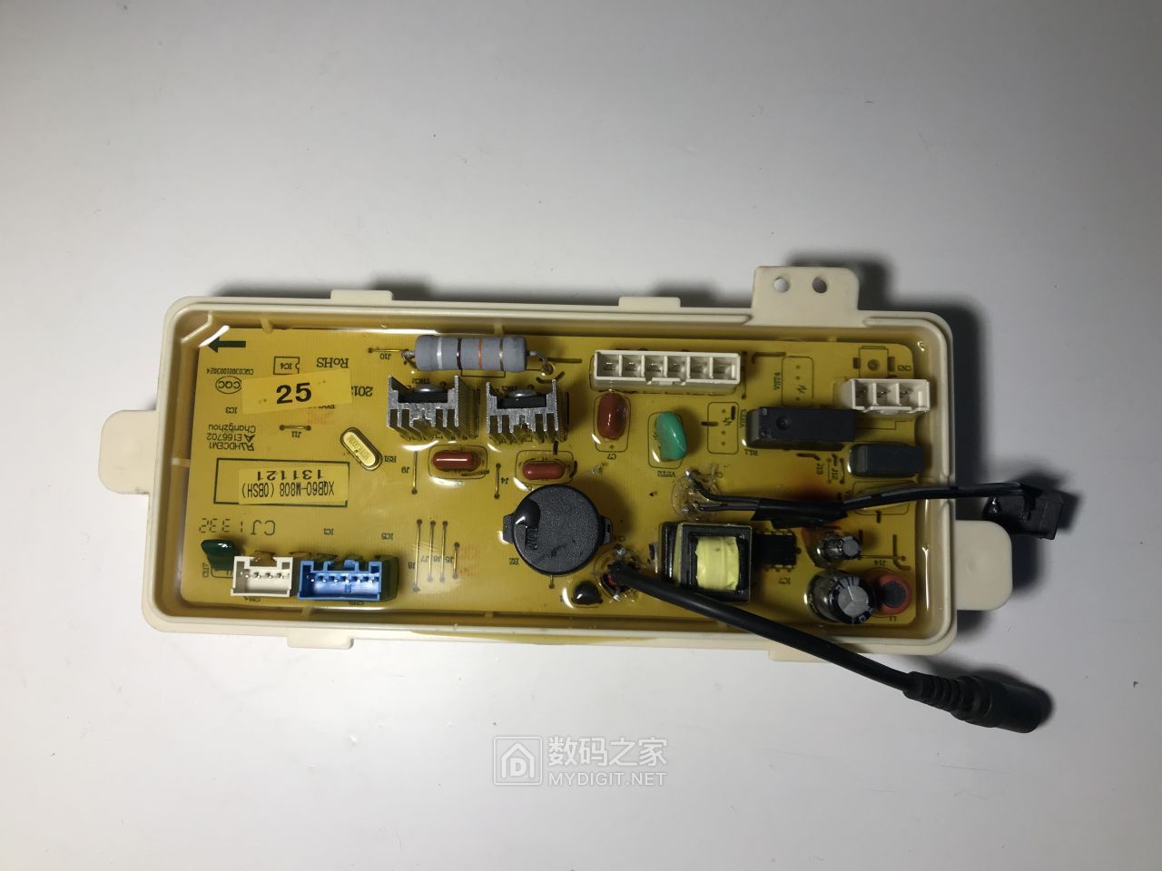 老师傅拆修三洋全自动洗衣机xqb60-m808n故障检测开机指示灯闪烁