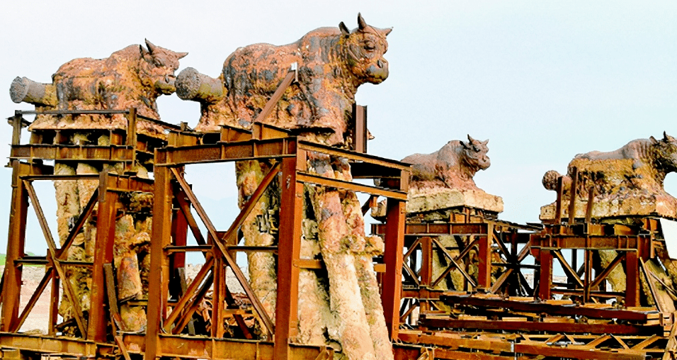 镇守千年的黄河大铁牛-热门资讯