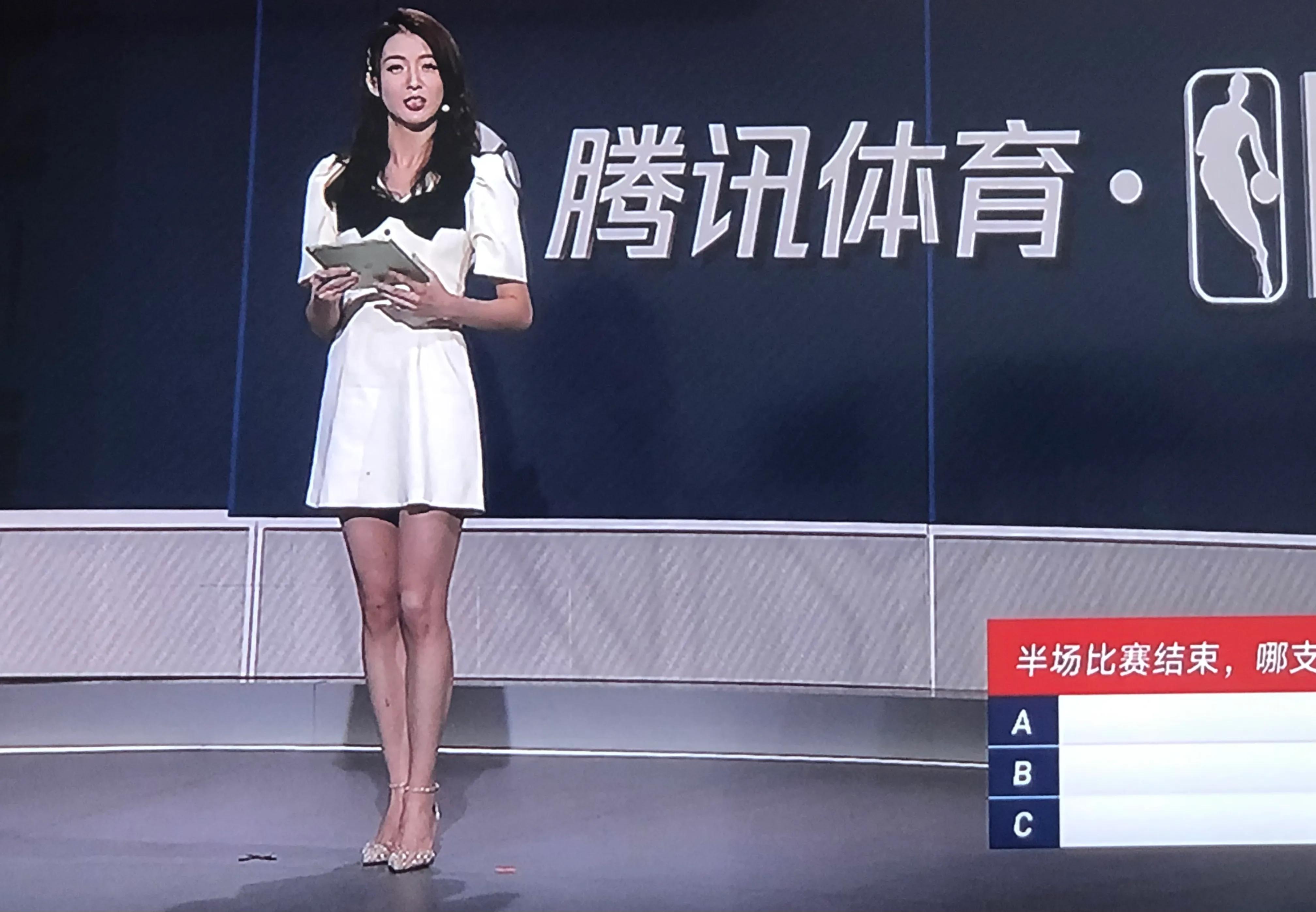 腾讯nba有哪些女嘉宾(腾讯NBA最美6个女主播，六朵金花！央视要加油啊)