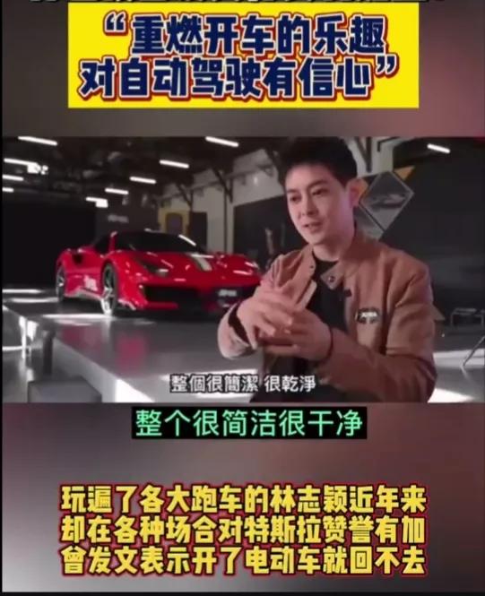 林志颖曾经说过很喜欢特斯拉，主要原因就是操控性