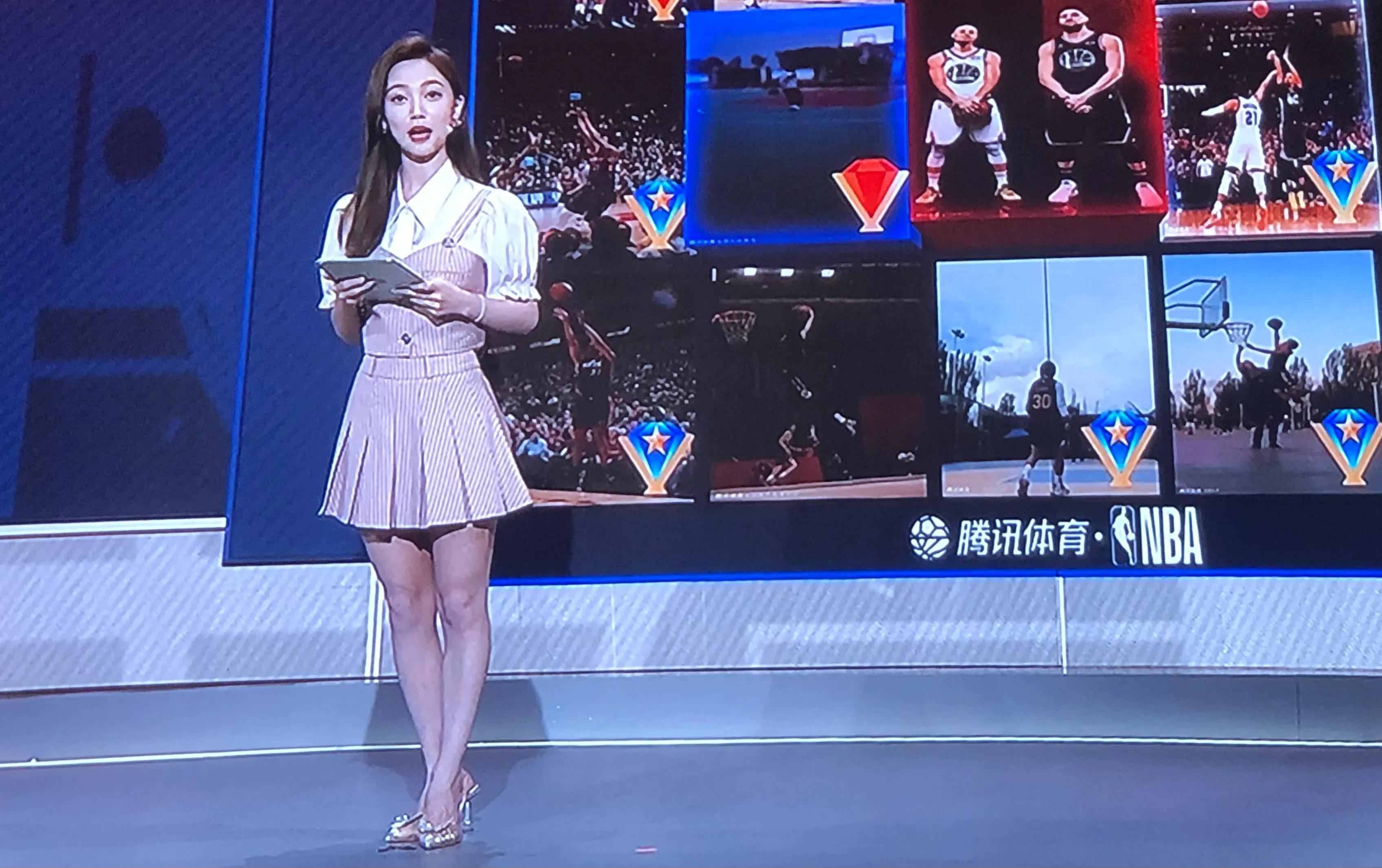 腾讯nba有哪些女嘉宾(腾讯NBA最美6个女主播，六朵金花！央视要加油啊)