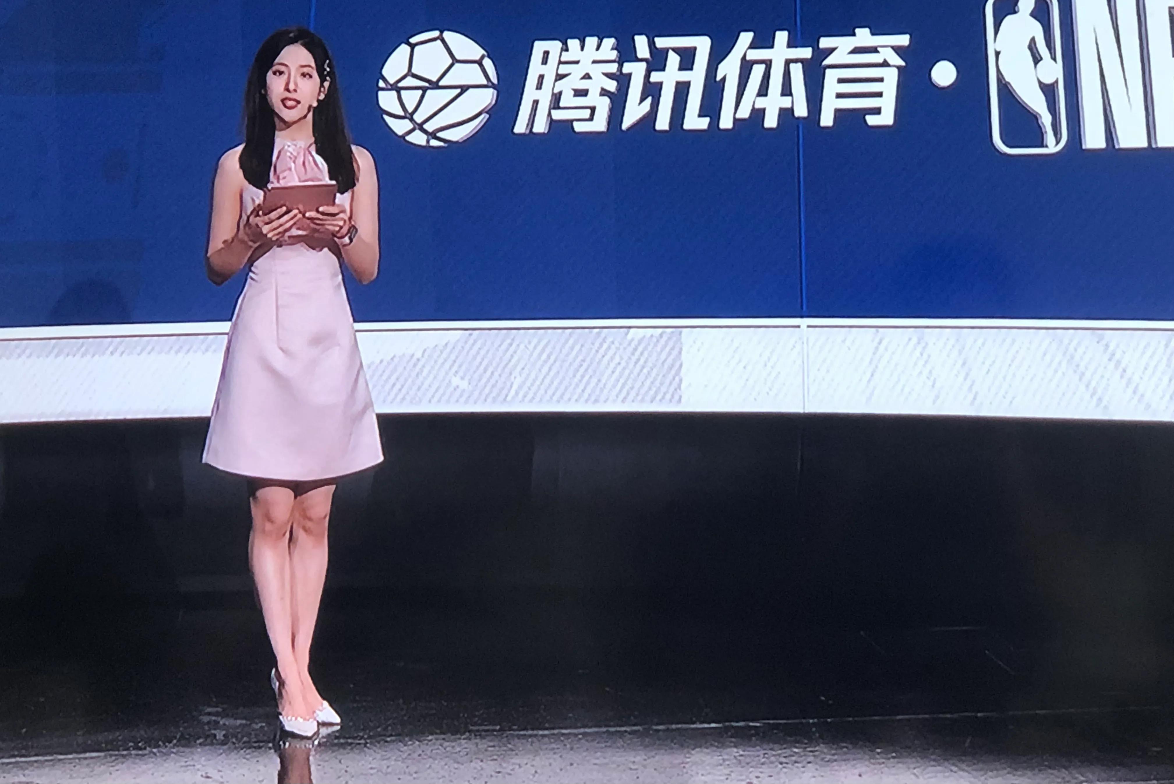 腾讯nba有哪些女嘉宾(腾讯NBA最美6个女主播，六朵金花！央视要加油啊)