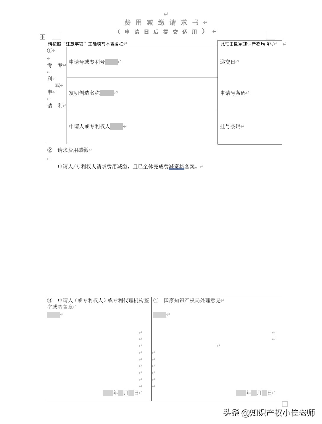 专利费用减缓怎么做？500元变成75元，一定要注意这2条