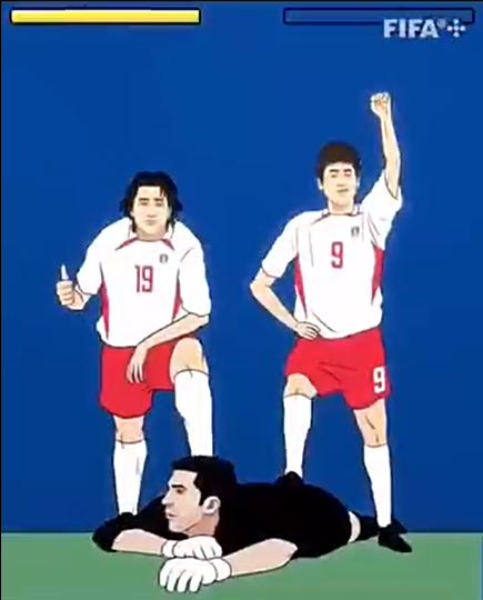 2002年世界杯韩国对阵意大利(FIFA发视频夸韩国队2002年世界杯表现，各国球迷怒了…)